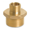 Nypel redukcyjny 1/2"x1/4" GZxGZ  mosiężny
