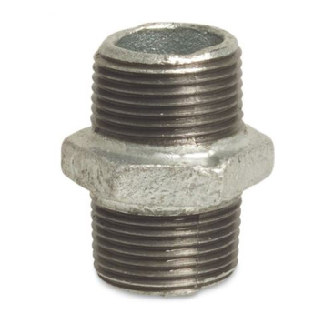 Nypel 3/2" GZxGZ ocynkowany